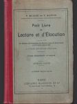 Petit Livre de Lecture et d´Élocution - náhled