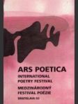 Medzinárodný festival Ars Poetica - náhled