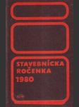 Stavebnícka ročenka 1980 - náhled