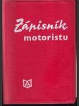 Zápisník motoristu (malý formát) - náhled