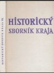 Historický sborník kraja III. - náhled