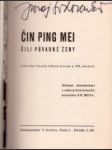 Čin Ping Mei čili půvabné ženy - náhled