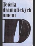 Teória dramatických umení - náhled