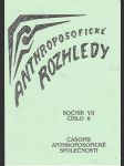 Anthroposofické  rozhledy - ročník vii -číslo 6  / lisopad -prosinec  1996 / - náhled