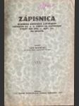 Zápisnica riadneho konventu západného dištriktu ev. a. v. cirkvi na Slovensku, ktorý bol dňa 17. sept. 1931 na Myjave - náhled