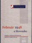 Február 1948 a Slovensko - náhled