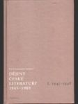 Dějiny české literatury 1945-1989 - náhled
