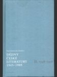 Dějiny české literatury  II. 1945-1989 - náhled