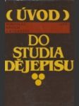 Úvod do studia dějepisu - náhled