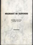 Holokaust na Slovensku I.- VIII. - náhled