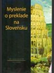 Myslenie o preklade na Slovensku - náhled