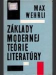 Základy modernej teórie literatúry - náhled