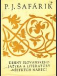 Dejiny slovanského jazyka a literatúry všetkých nárečí - náhled