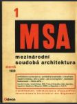 MSA I. - mezinárodní soudobá architektura - náhled