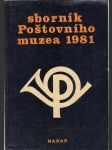 Sborník Poštovního muzea 1981 - náhled