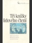 Tři knížky lidového čtení - náhled