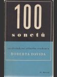 100 sonetů zachránkyni věčného studenta Roberta Davida - náhled