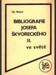 Bibliografie Josefa Škvoreckého II - náhled