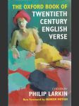 The Oxford Book of Twentieth Century English Verse - náhled