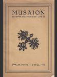 Musaion (sborník pro moderní umění) - náhled