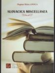 Slovacica miscellanea - náhled