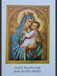 Svätý škapuliar dar matky božej - modlitby a deväťdňové pobožnosti - zawada marian, ocd / feduš marián - náhled