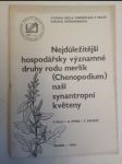 Nejdůležitější hospodářsky významné druhy rodu merlík - náhled