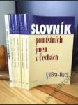 Slovník pomístních jmen v Čechách 0–5 (KOMPLET) - náhled