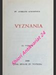 Vyznania - sv. aurelius augustinus - náhled