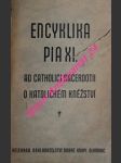 Encyklika " ad catholici sacerdotii - o katolickém kněžství " - pius xi. - náhled