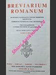 BREVIARIUM ROMANUM Ex decreto sacronancti concilii Tridentini restitutum summorum pontificum cura recognitum - TOMUS PRIOR - náhled
