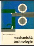 Mechanická technologie - náhled