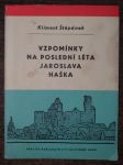 Vzpomínky na poslední léta Jaroslava Haška - náhled