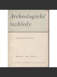 Archeologické rozhledy, ročník IV./1952, sešit 3-4 - náhled