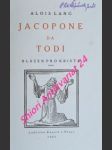 Jacopone da todi - blázen pro krista - lang alois - náhled
