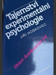 Tajemství experimentální psychologie - hoskovec jiří - náhled