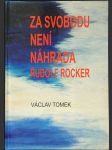 Za svobodu není náhrada Rudolf Rocker - náhled