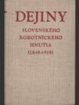 Dejiny Slovenského robotníckeho hnutia (1848-1918) - náhled