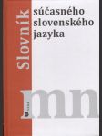 Slovník súčasného slovenského jazyka m-n - náhled