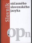 Slovník súčasného slovenského jazyka o-p - náhled