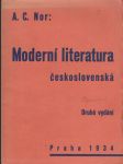 Moderní literatura československá - náhled