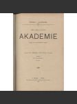 Akademie. Orgán mládeže socialistické. Ročník I./1897 (levicová literatura) - náhled