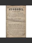 Svoboda. Politický časopis. Ročník V. a VI./1873 (levicová literatura) - náhled