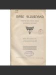 Revue Naše Slovensko. Měsíčník pro hájení zájmů uherských Slováků, ročník I./1907-1908 - náhled