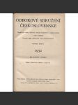 Odborové sdružení československé, ročník XXXVI./1932 [Časopis pro otázky odborové, národní hospodářství, sociální politiku a právo dělnické] odbory / Pracovní právo, ročník XI./1932 - náhled