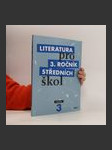 Literatura pro 3. ročník středních škol. Učebnice - náhled