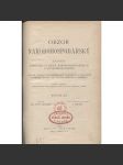 Obzor národohospodářský, ročník XX./1915. Časopis věnovaný otázkám národohospodářským a sociálněpolitickým - náhled