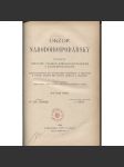 Obzor národohospodářský, ročník XVIII./1913. Časopis věnovaný otázkám národohospodářským a sociálněpolitickým - náhled