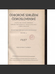 Odborové sdružení československé, ročník 41./1937 [Časopis pro otázky odborové, národní hospodářství, sociální politiku a právo pracovní] odbory - náhled