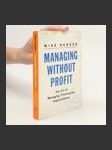 Managing Without Profit - náhled